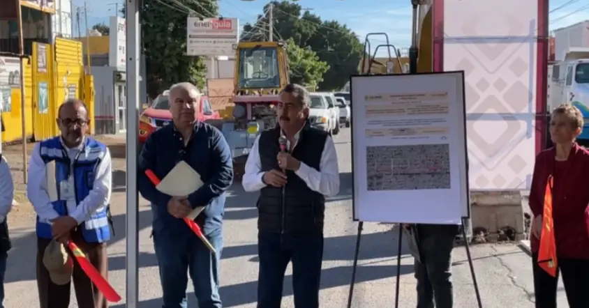 Alcalde Javier Lamarque pone en marcha primera obra de 2026 en Cajeme