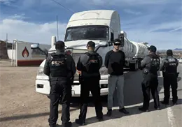 Decomisan tr&aacute;iler cargado de Huachicol en Nogales