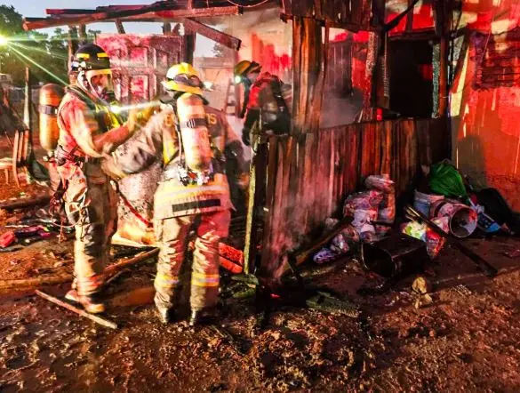Muere uno de los menores afectados por incendio en la Leandro Valle de Ciudad Obreg&oacute;n