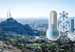 Frente Fr&iacute;o 27 traer&aacute; lluvias, descenso de temperaturas y posible nieve en Sonora