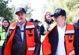 Alfonso Durazo y Javier Lamarque supervisan obras en Cajeme Alfonso Durazo y Javier Lamarque supervisan obras en Cajeme