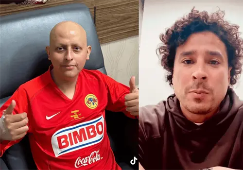 Usa jerseys de Memo Ochoa en quimios y recibe mensaje del portero