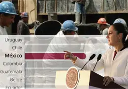 M&eacute;xico sube del sexto al tercer lugar en salario m&iacute;nimo en Am&eacute;rica Latina, seg&uacute;n la presidenta Sheinbaum