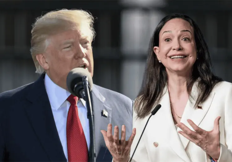 Trump recibir&aacute; a Mar&iacute;a Corina Machado en Washington la pr&oacute;xima semana