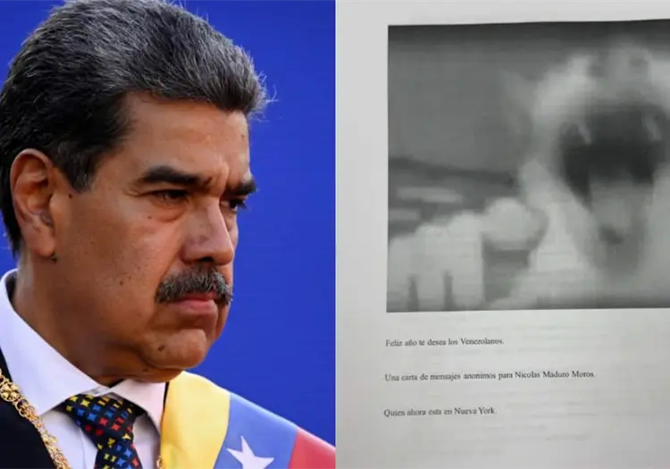 Le env&iacute;an carta en forma de meme a Maduro mientras se encuentra detenido en Nueva York