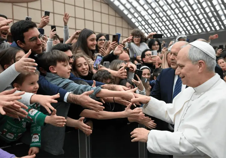 Papa Le&oacute;n XIV a los j&oacute;venes de Roma: los "likes" sin afecto no llenan el coraz&oacute;n