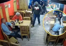 Revelan im&aacute;genes del asalto en taquer&iacute;a donde falleci&oacute; un hombre que intent&oacute; detener a los delincuentes