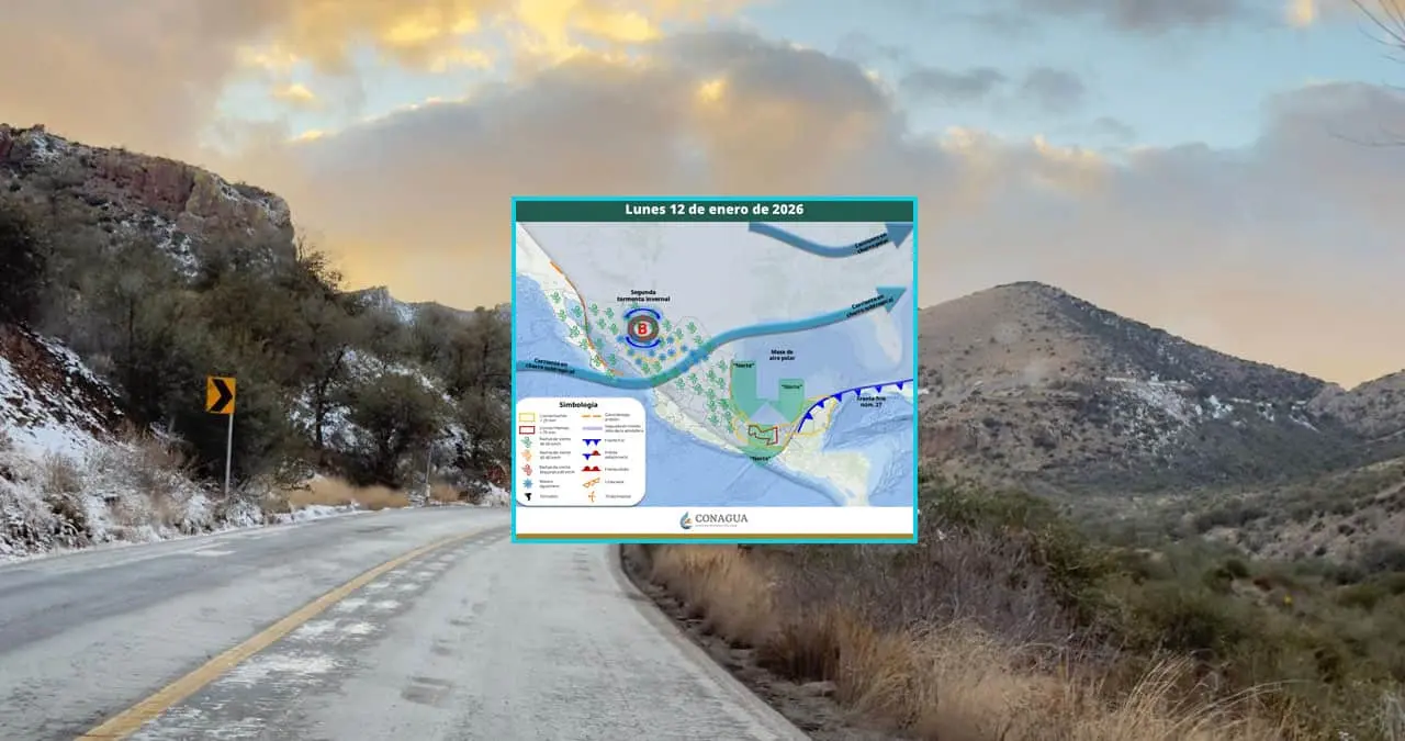 Se pronostican temperaturas extremas para Sonora por efectos de la segunda tormenta invernal.