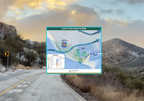 Clima en Sonora hoy, 12 de enero: Segunda tormenta invernal provoca fr&iacute;o extremo y posible nevada en Y&eacute;cora