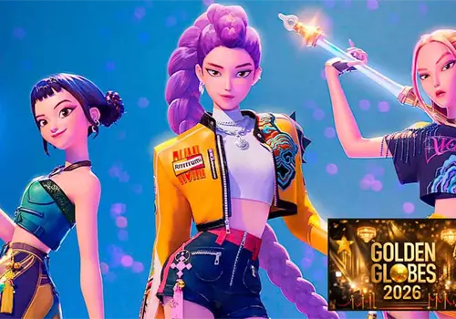 Golden Globes 2026: "K-Pop Demon Hunters" triunfa como Mejor Pel&iacute;cula Animada