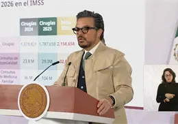 IMSS y ISSSTE rompen r&eacute;cords de consultas y cirug&iacute;as en 2025; anuncia metas hist&oacute;ricas para 2026