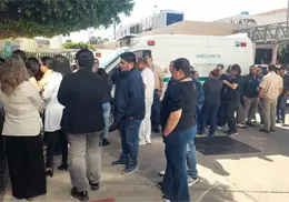 Se manifiestan sindicalizados del IMSS en Cajeme