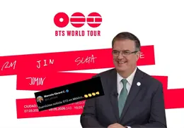 Marcelo Ebrard celebra los conciertos de BTS en M&eacute;xico y se suma a la euforia de ARMY