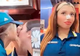 Cinepolitas se vuelven virales luego de darse beso de tres en live de TikTok Cinepolitas se vuelven virales luego de darse beso de tres en live de TikTok