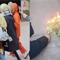 VIDEO | Multitud china agrede a chica en cosplay de Himiko Toga y queman su peluca