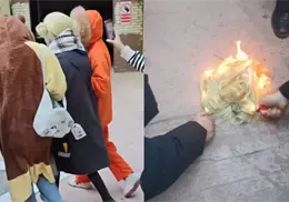 VIDEO | Multitud china agrede a chica en cosplay de Himiko Toga y queman su peluca