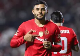 Alexis Vega ser&aacute; baja de 4 a 6 semanas con Toluca tras someterse a artroscopia