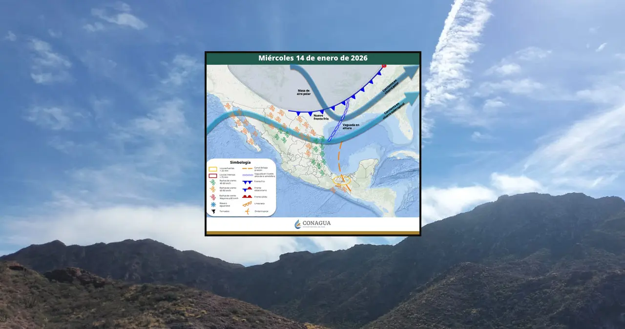 Se mantendrán cielos mayormente despejados y sin probabilidad de lluvias en todo el territorio sonorense.