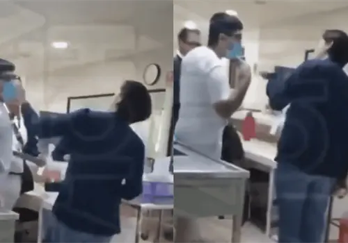 De mi te vas a acordar: doctora y enfermero pelean en hospital del IMSS