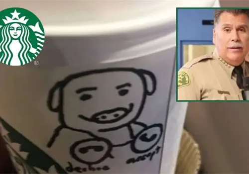Polic&iacute;a denuncia a barista de Starbucks por dibujarle un cerdo en su vaso de caf&eacute;
