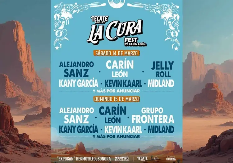 La Cura Fest 2026: Car&iacute;n Le&oacute;n presenta el lineup oficial; estos son los artistas confirmados