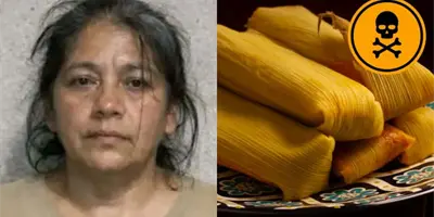 Detienen a mujer por envenenar a 12 extorsionadores con tamales