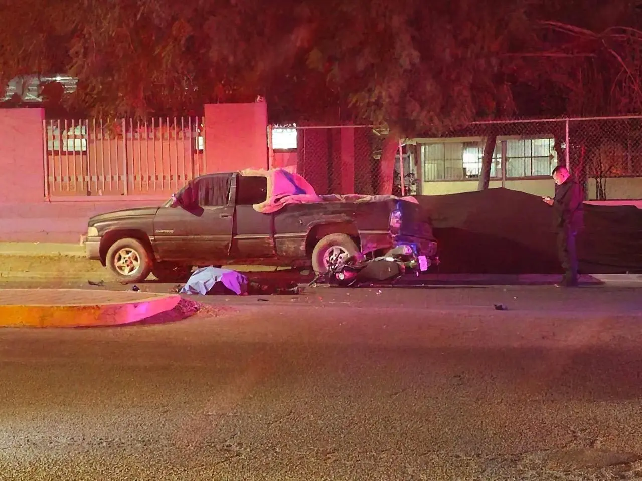 Muere trabajadora de gasolinera tras fuerte choque en Ciudad Obreg&oacute;n