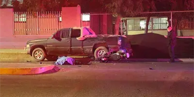 Muere trabajadora de gasolinera tras fuerte choque en Ciudad Obreg&oacute;n