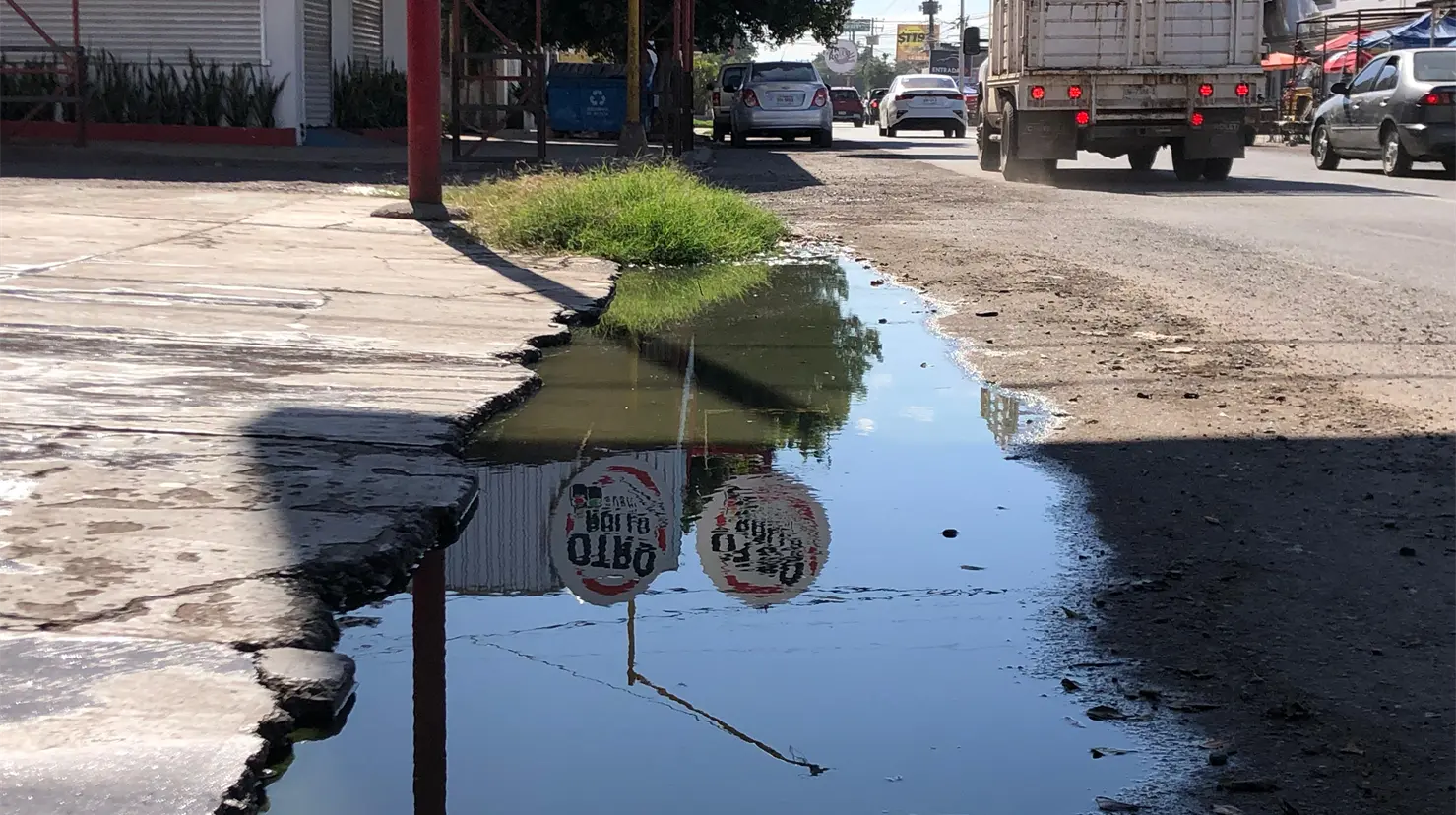 Negocios se ven afectados por fugas de agua