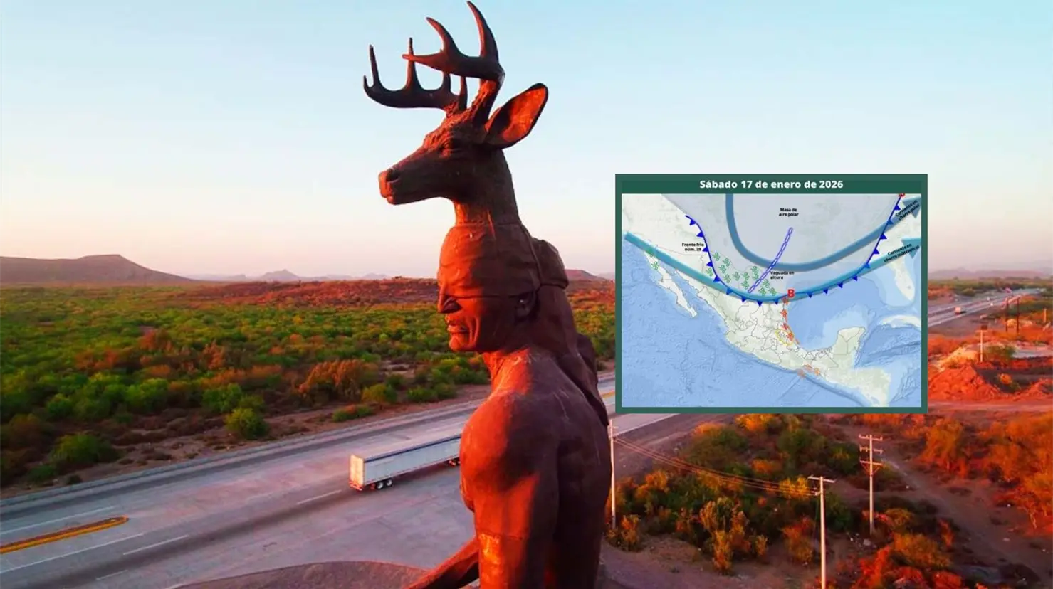 Clima en Sonora hoy 17 de enero: Se esperan tardes más cálidas en el Estado