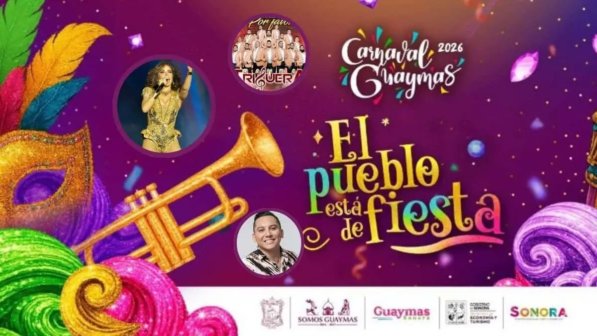 El Malec&oacute;n Tur&iacute;stico de Guaymas ser&aacute; el escenario principal de los conciertos y actividades durante el Carnaval 2026