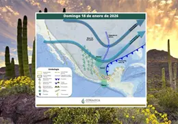 Clima en Sonora hoy 18 de enero: se esperan temperaturas m&aacute;s c&aacute;lidas en gran parte de Sonora