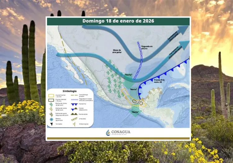 Clima en Sonora hoy 18 de enero: se esperan temperaturas m&aacute;s c&aacute;lidas en gran parte de Sonora