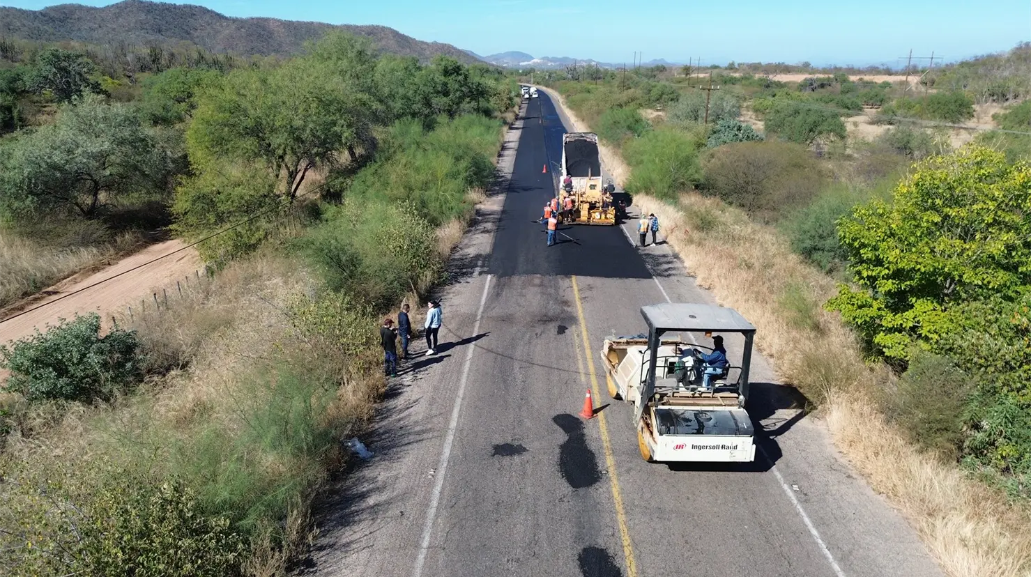 Renuevan carretera Álamos-Navojoa previo al FAOT