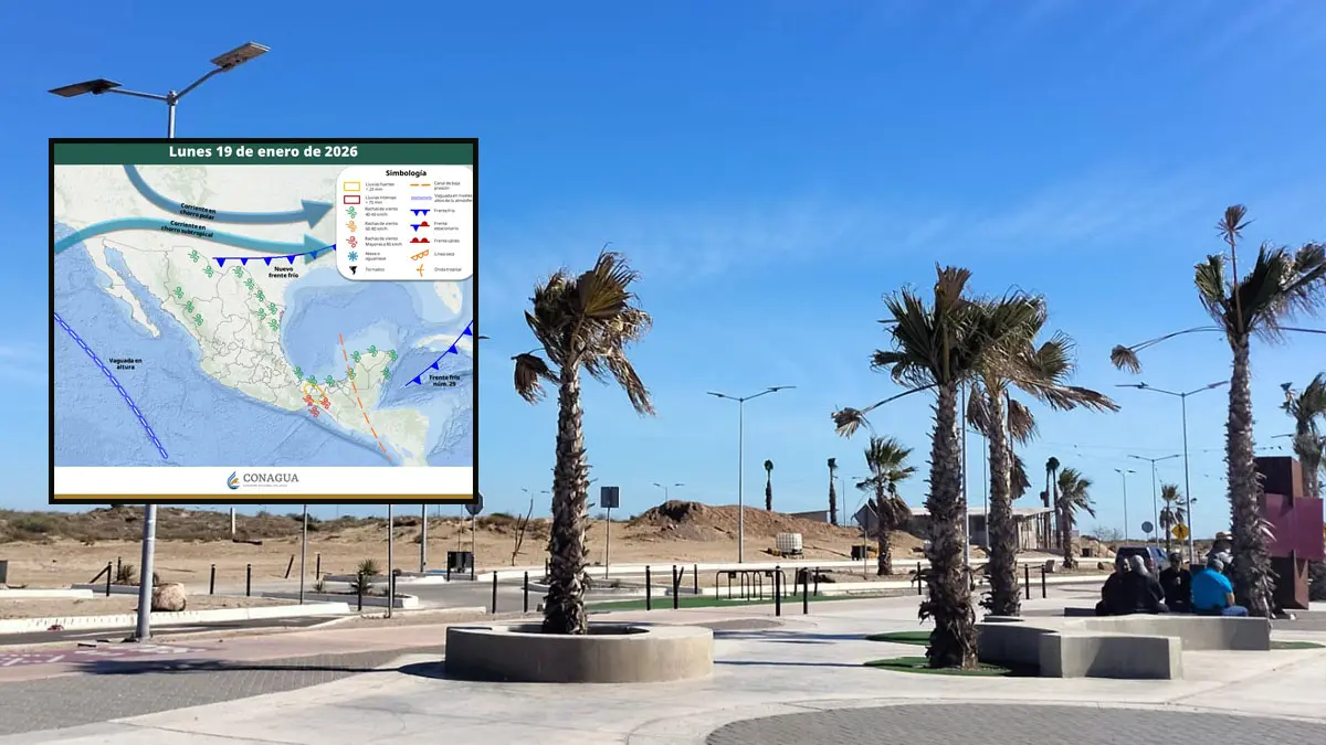 Clima en Sonora hoy, 19 de enero: As&iacute; se prev&eacute; el tiempo en las principales ciudades del estado