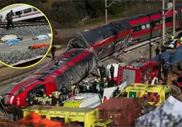 As&iacute; quedaron los trenes tras el choque que dej&oacute; 40 personas sin vida