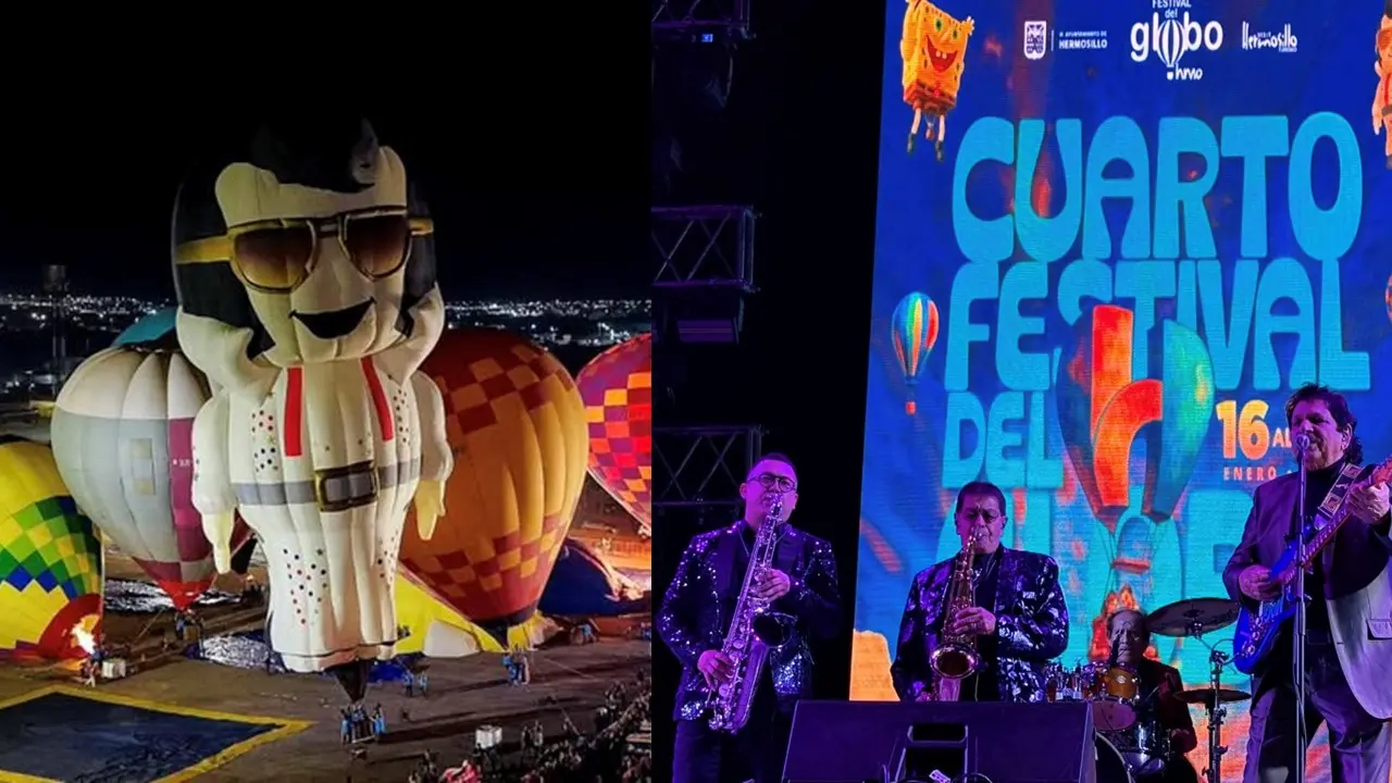 Festival del Globo de Hermosillo cierra con Los Apson