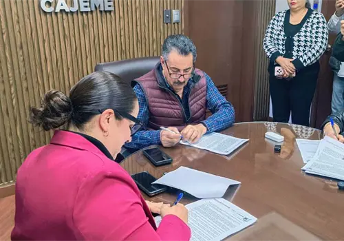 Ayuntamiento firma convenio con INSUS para regularizar terrenos Ayuntamiento firma convenio con INSUS para regularizar terrenos