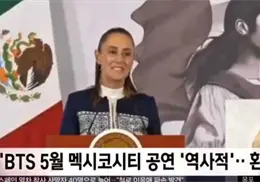 Claudia Sheinbaum y ARMY México llegan a la televisión de Corea del Sur por BTS