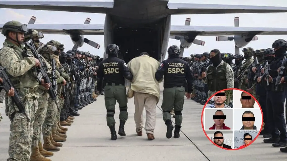 Aeronaves de las Fuerzas Armadas participaron en el traslado de 37 reos desde el penal del Altiplano hacia distintas ciudades de Estados Unidos