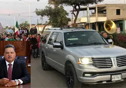 Así dieron el último adiós al exalcalde de Bácum, Serge Enríquez Tolano