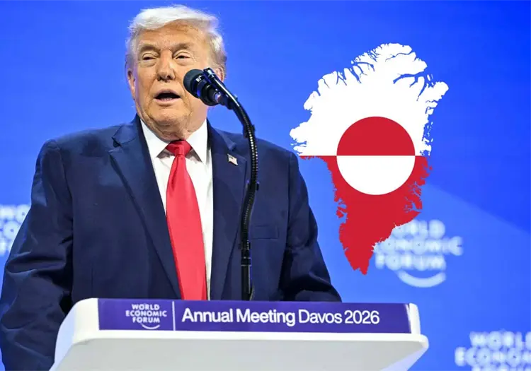 "No usar&eacute; la fuerza": Trump insiste en tomar Groenlandia y pide negociaciones inmediatas en Davos