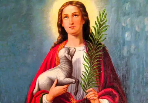 Santoral de hoy, 21 de enero: Santa In&eacute;s, patrona de las j&oacute;venes, las novias y la pureza