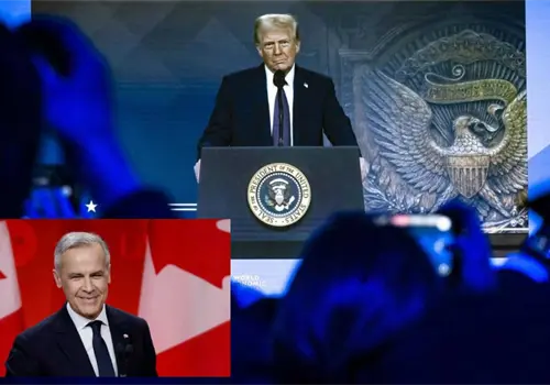 Trump arremete contra Canadá en Davos y asegura que "vive gracias a Estados Unidos" Trump arremete contra Canadá en Davos y asegura que "vive gracias a Estados Unidos"