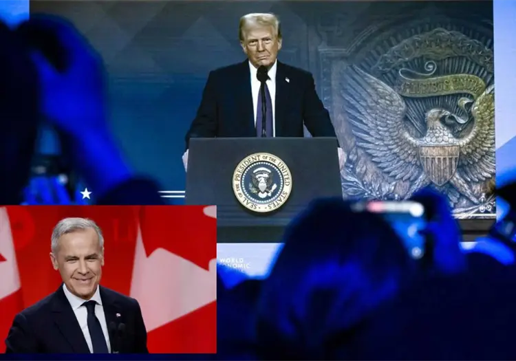 Trump arremete contra Canad&aacute; en Davos y asegura que "vive gracias a Estados Unidos"