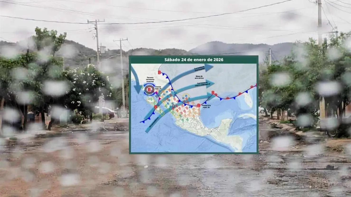 Clima en Hermosillo hoy 24 de enero; se pronostica lluvia para este sábado