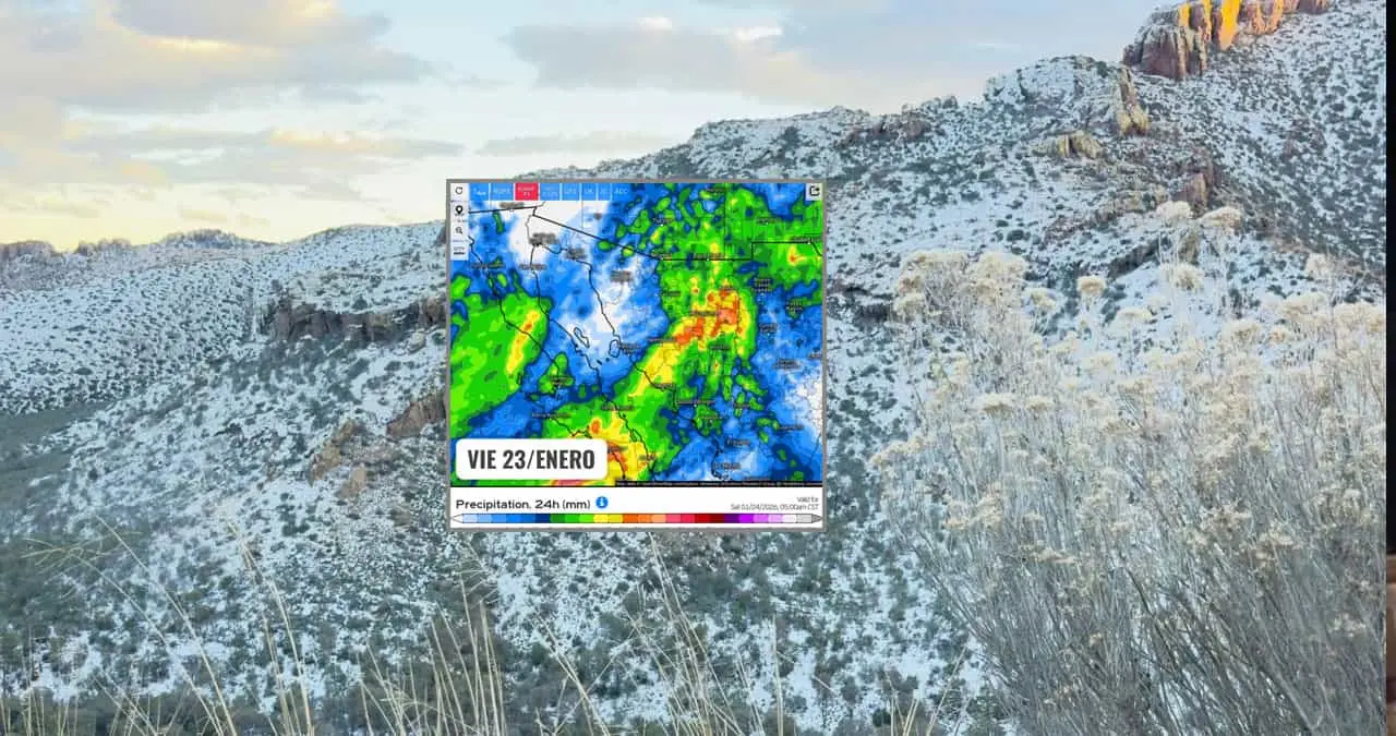 Se pronostican fuertes lluvias en Sonora durante este fin de semana.