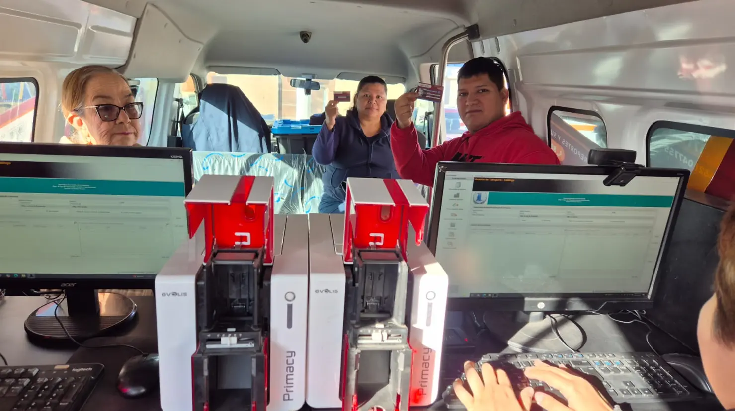 Credencializacion en unidades m&ograve;viles