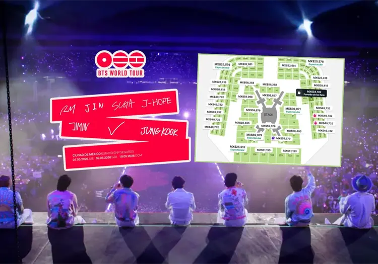 Revendedores de boletos de BTS en M&eacute;xico alcanzan precios hasta m&aacute;s de 120 mil pesos