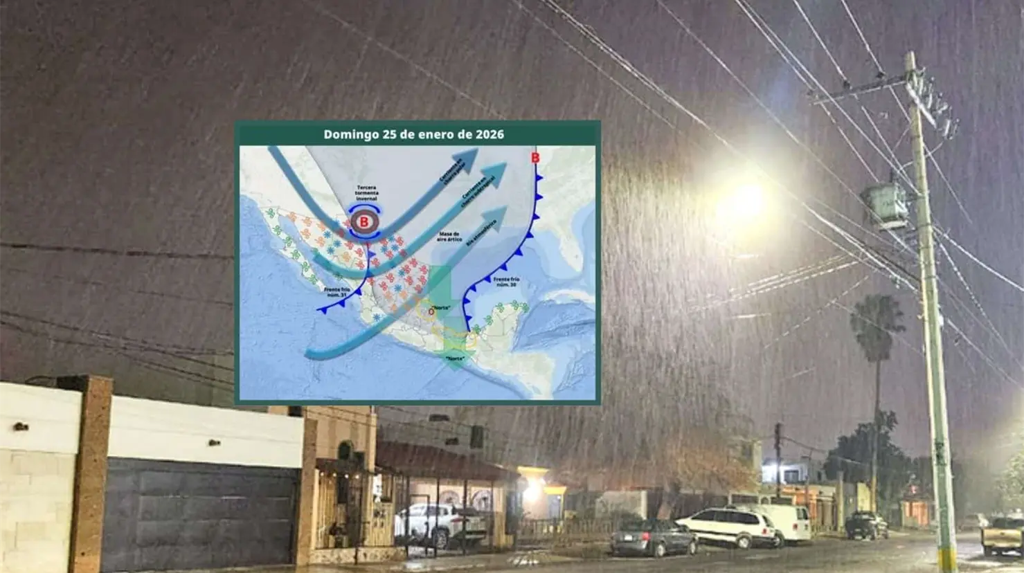 Clima en Hermosillo hoy 25 de enero; continuará lluvia este domingo en la capital sonorense